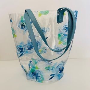 Y2K Clear Rose Tote